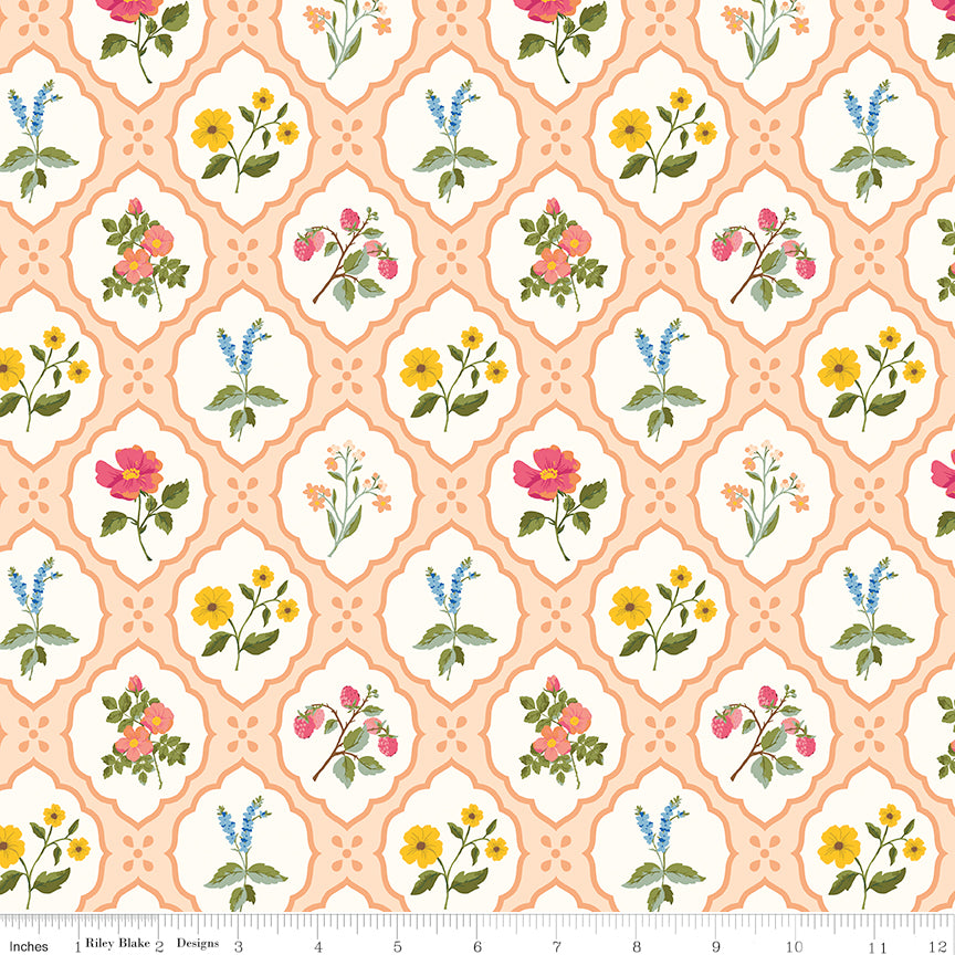 Virginia Rose | Riley Blake Designs | Wallflower Shell | Cotton | 25cm