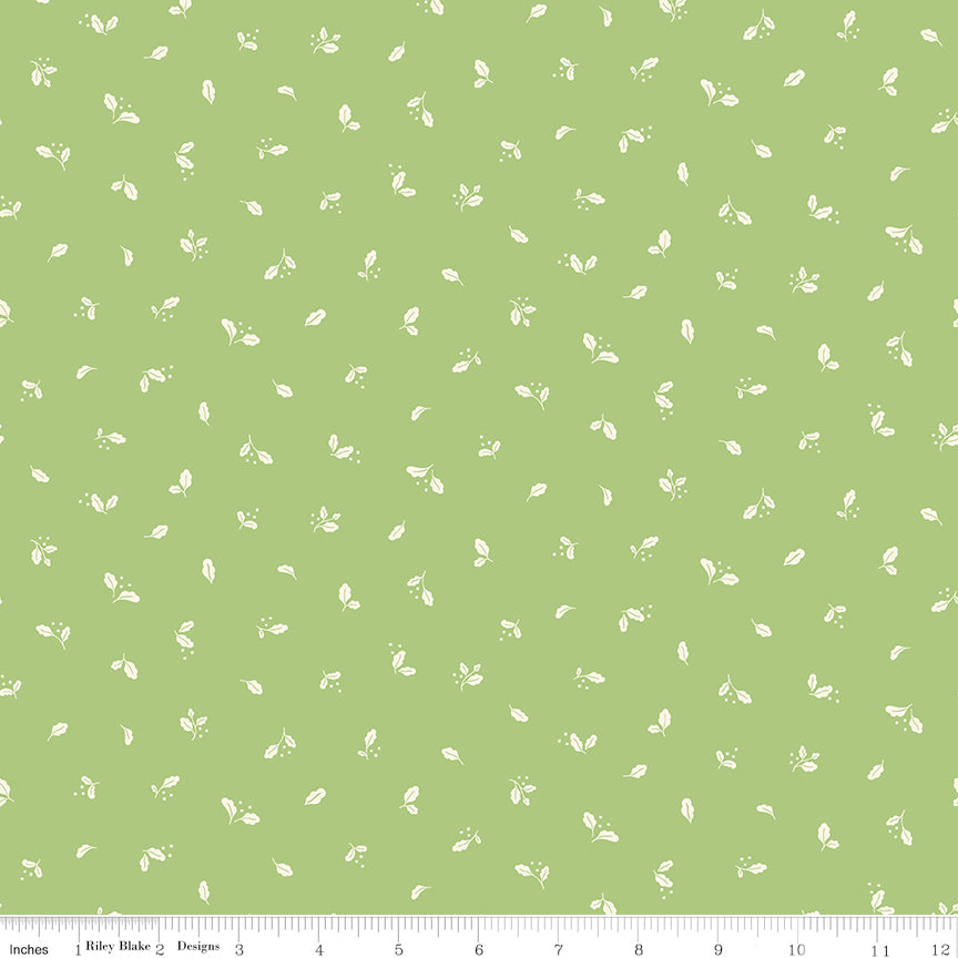 Virginia Rose | Riley Blake Designs | Leaflet Green | Cotton | 25cm