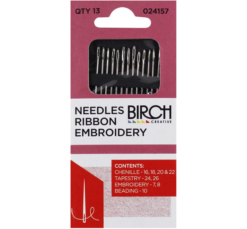 Birch Ribbon Embroidery Needles