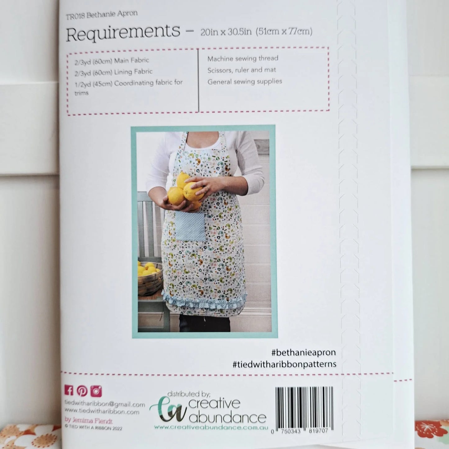 Bethanie Apron Sewing Pattern