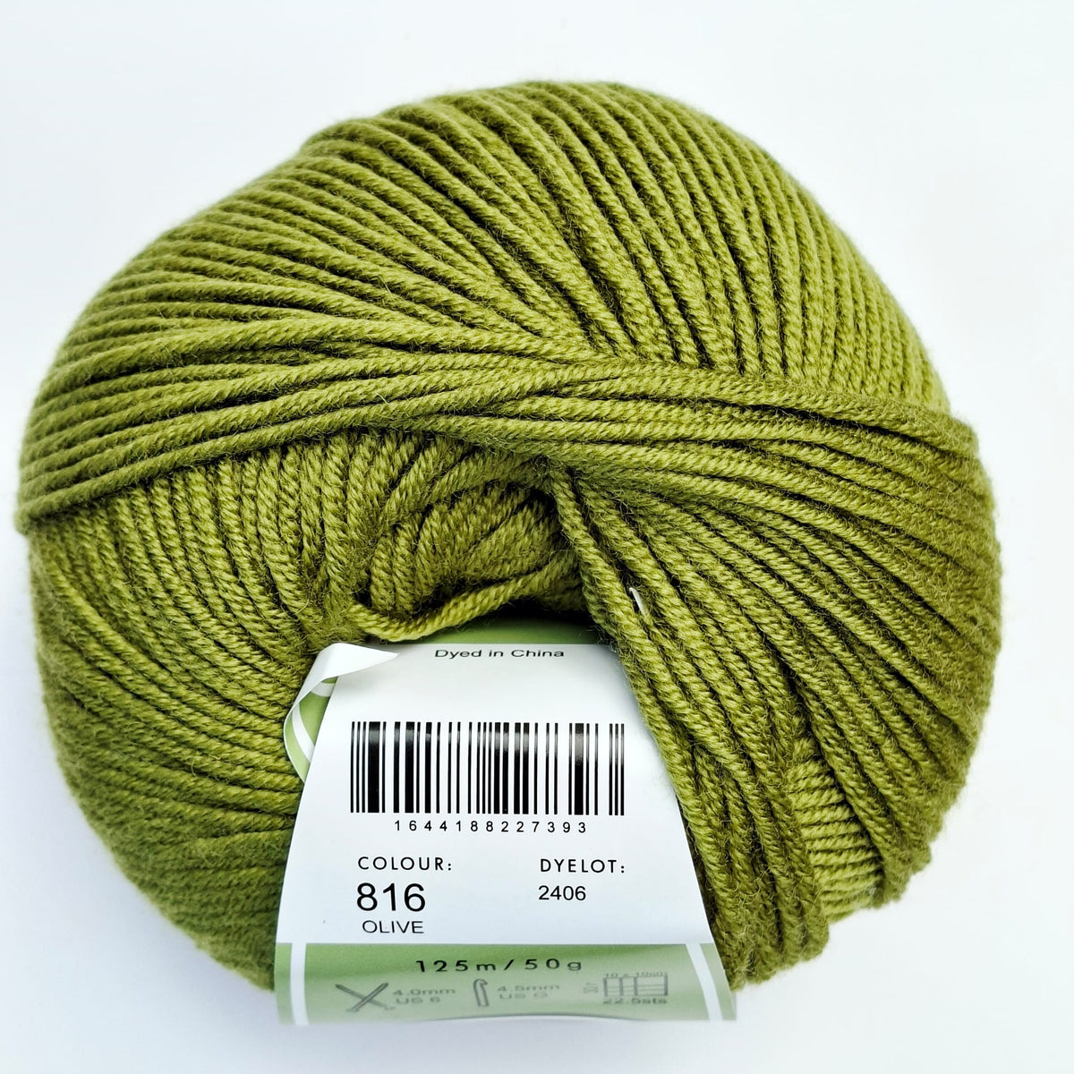 Morris & Sons Empire Wool 8 Ply - Olive | Superfine Merino
