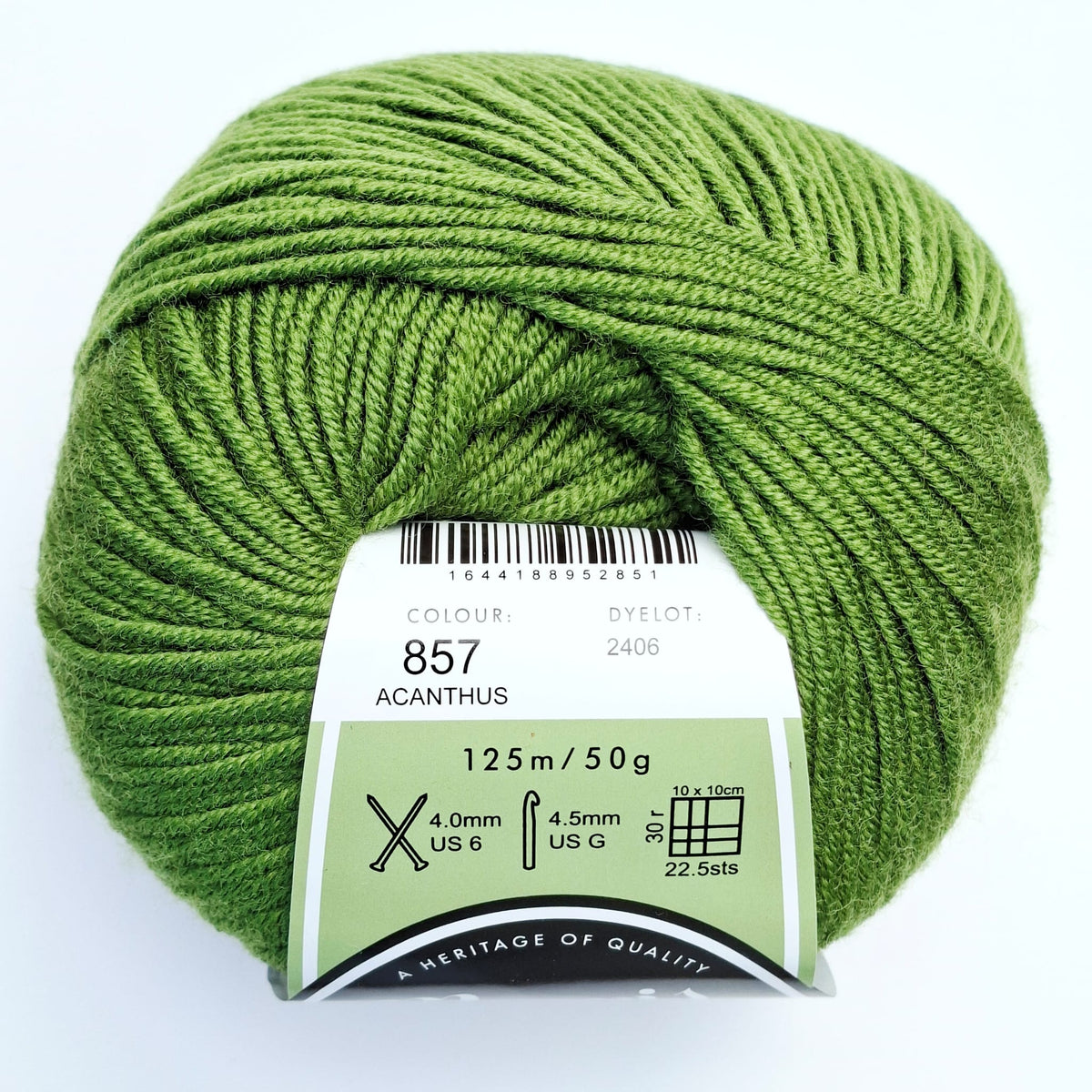 Morris & Sons Empire Wool 8 Ply - Acanthus | Superfine Merino