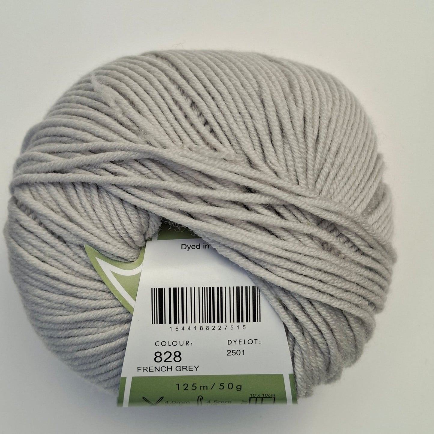 Morris & Sons Empire Wool 8 Ply - French Grey | Superfine Merino