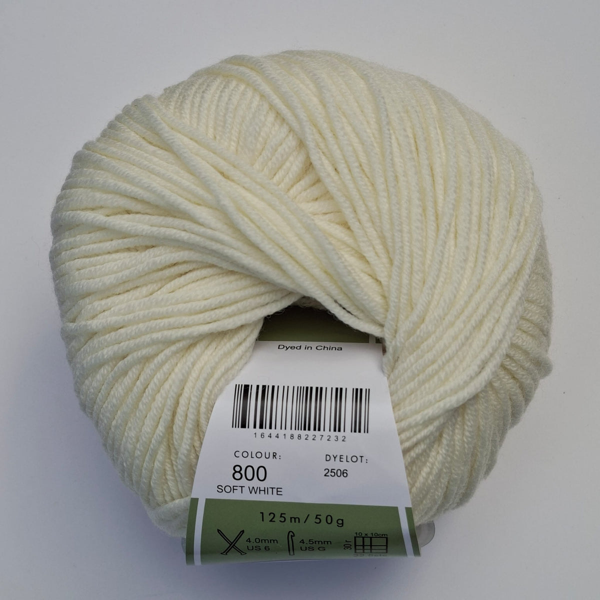 Morris & Sons Empire Wool 8 Ply - Soft White | Superfine Merino