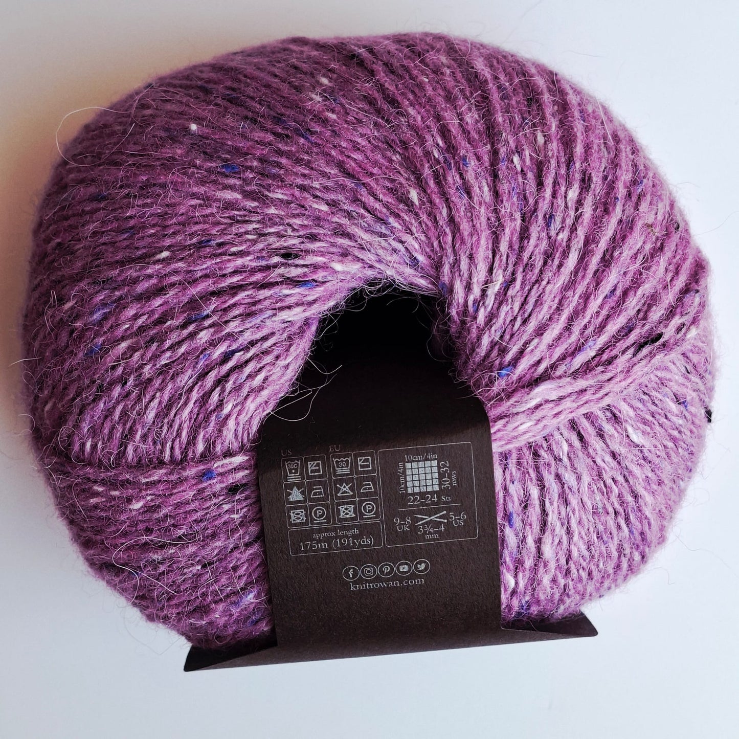 Rowan Yarns | Felted Tweed Wool & Alpaca 8 Ply | Heliotrope