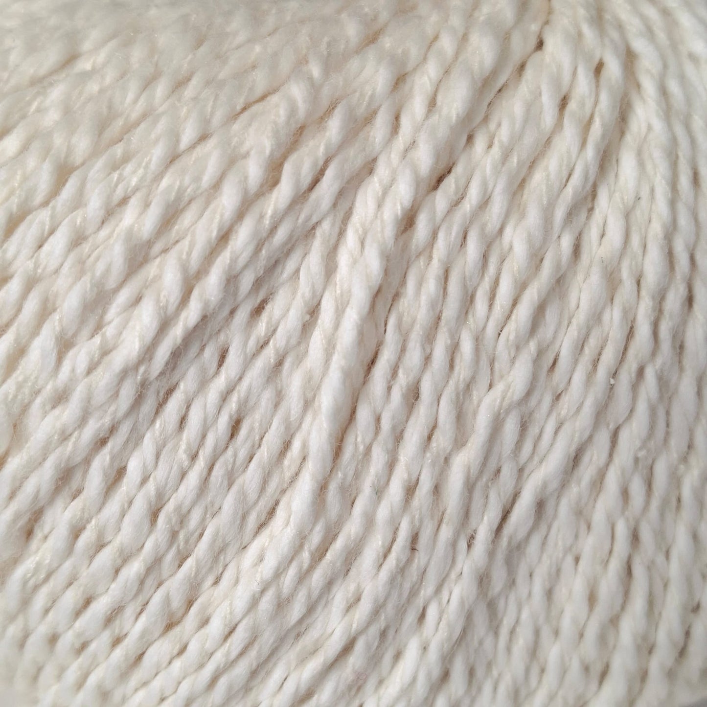 Fibra Natura Papyrus | 8 Ply Cotton & Silk Yarn 50g | Natural White 229-02