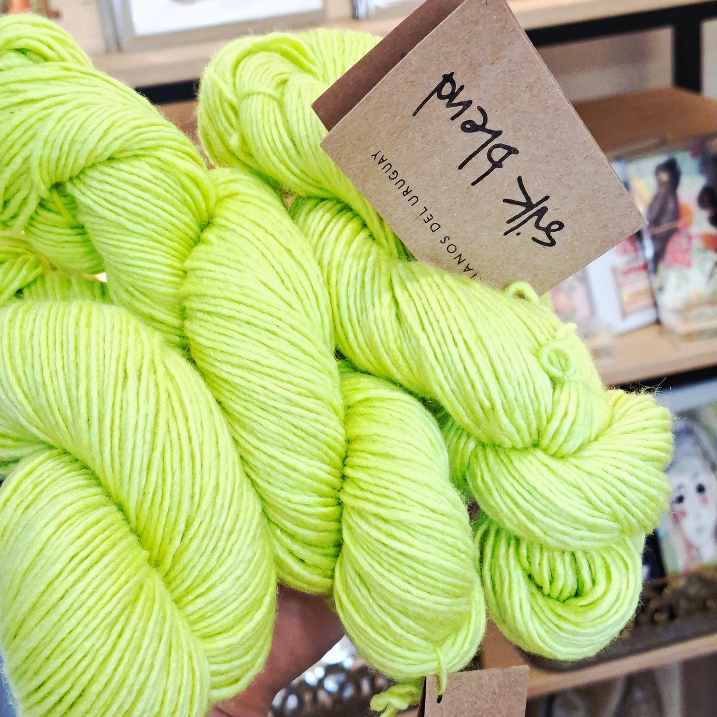 Manos del Uruguay | 8 Ply Silk Merino Blend Yarn 50g | Chartreuse
