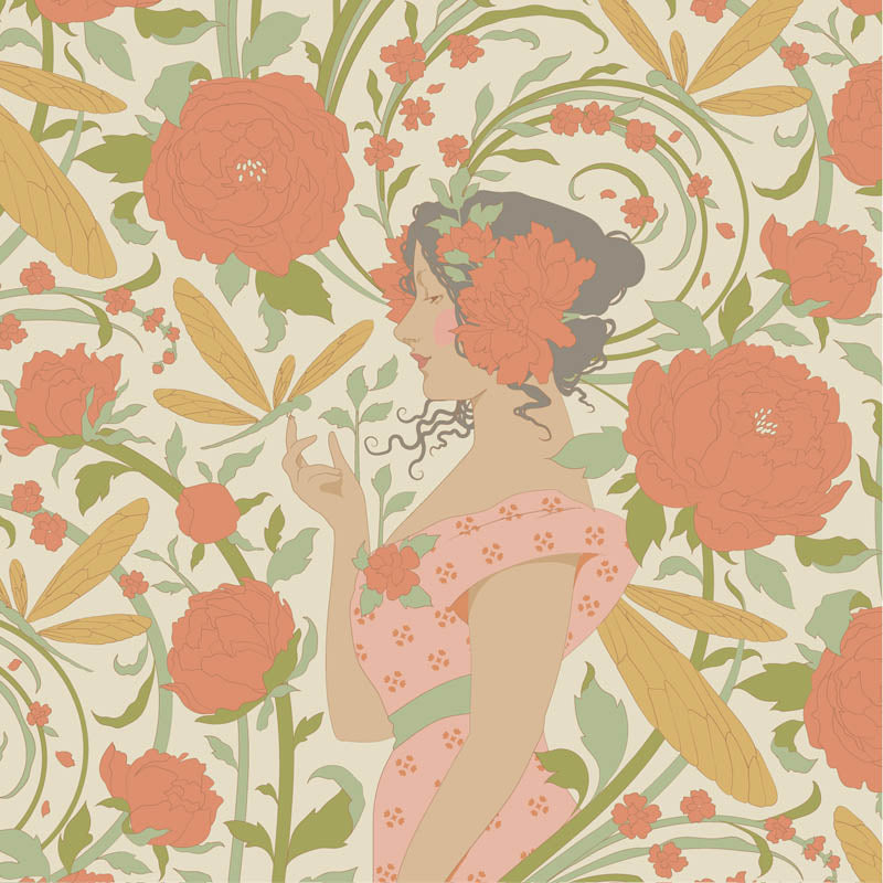 Tilda | Songbird | Aubery Coral | 25cm