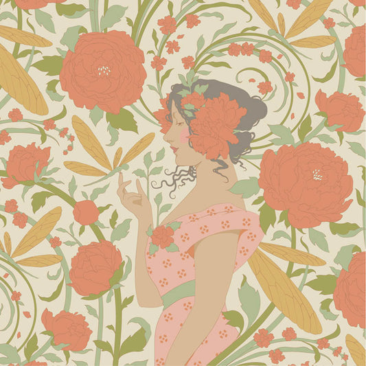 Tilda | Songbird | Aubery Coral | 25cm
