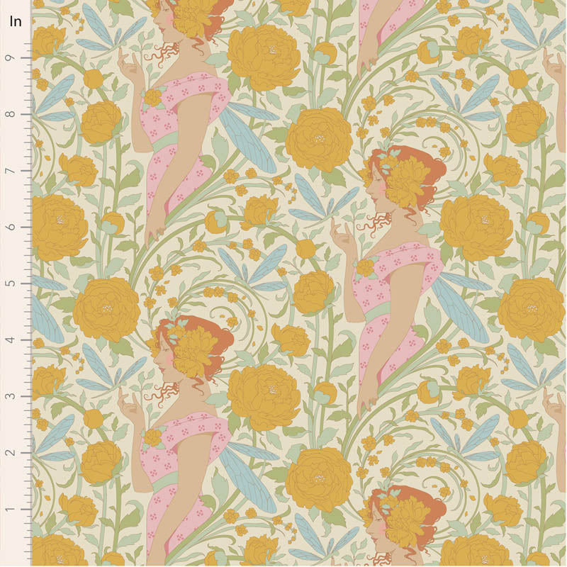 Tilda | Songbird | Aubery Mustard Pink | 25cm