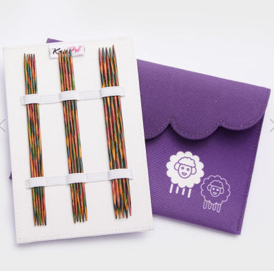 Double Pointed Needle Set of 5 | KnitPro Symfonie | 15cm size 2.0-4.0mm