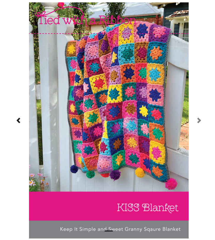 Crochet Pattern | KISS Granny Square Blanket