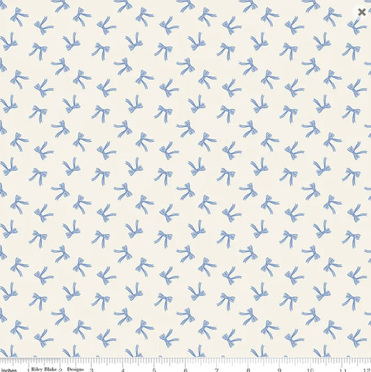 Penelope Bows in Cream | Mind's Eye - Riley Blake Designs | Cotton | 25cm