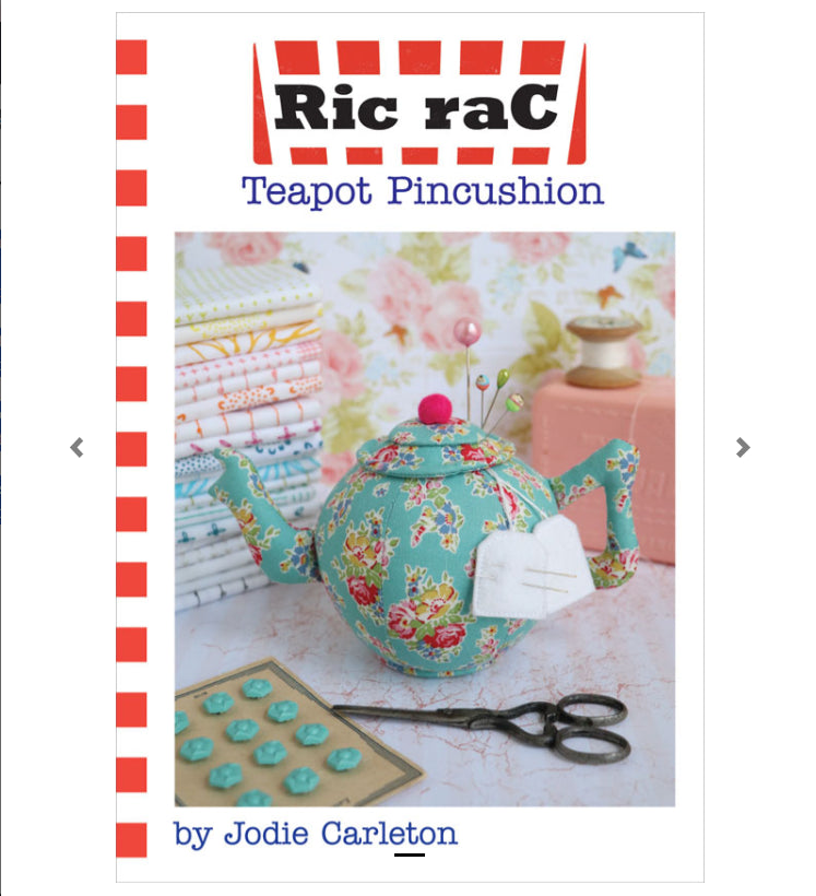 Tea Pot Pincushion | Sewing Pattern