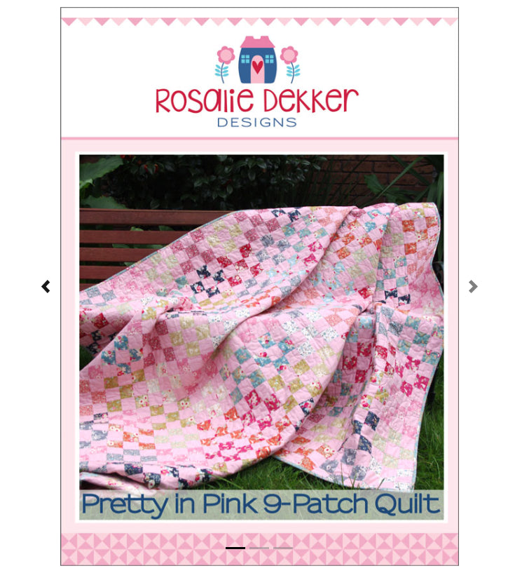 Pretty in Pink 9-Patch Quilt Pattern