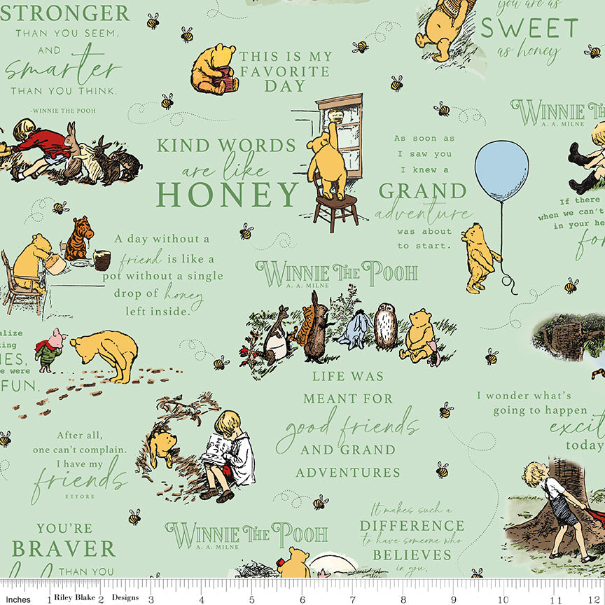 Winnie the Pooh Fat Quarter Bundle of 6 | Riley Blake Designs