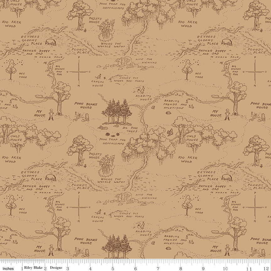 Winnie the Pooh Fat Quarter Bundle of 6 | Riley Blake Designs
