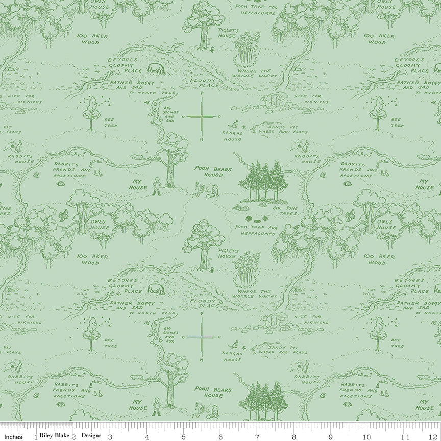 Winnie the Pooh Fat Quarter Bundle of 6 | Riley Blake Designs