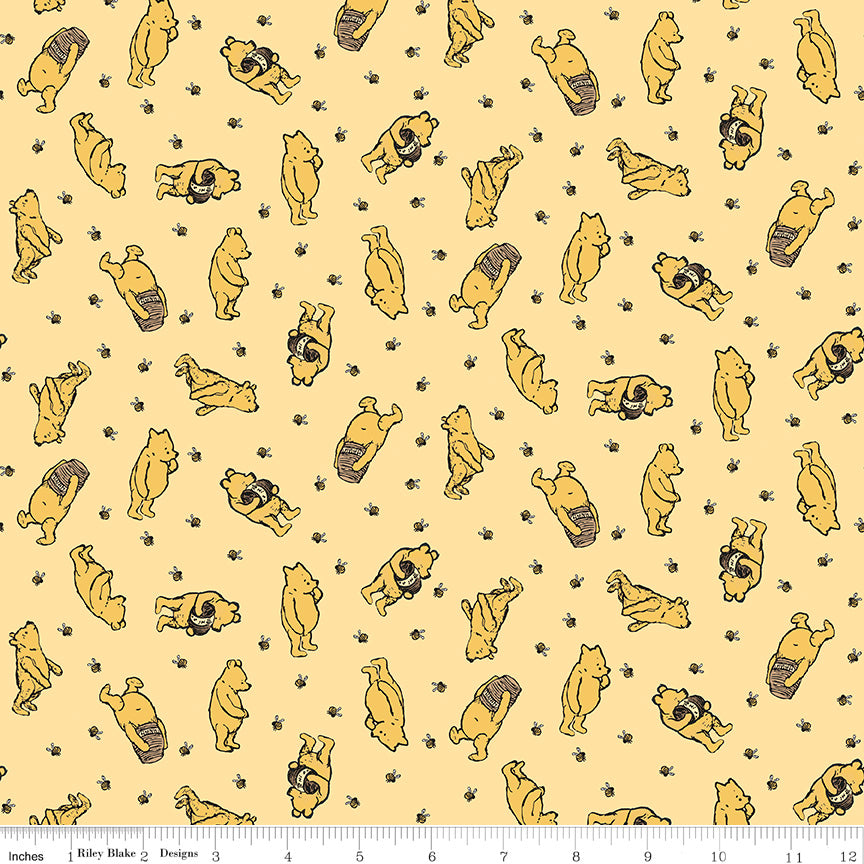 Winnie the Pooh Fat Quarter Bundle of 6 | Riley Blake Designs