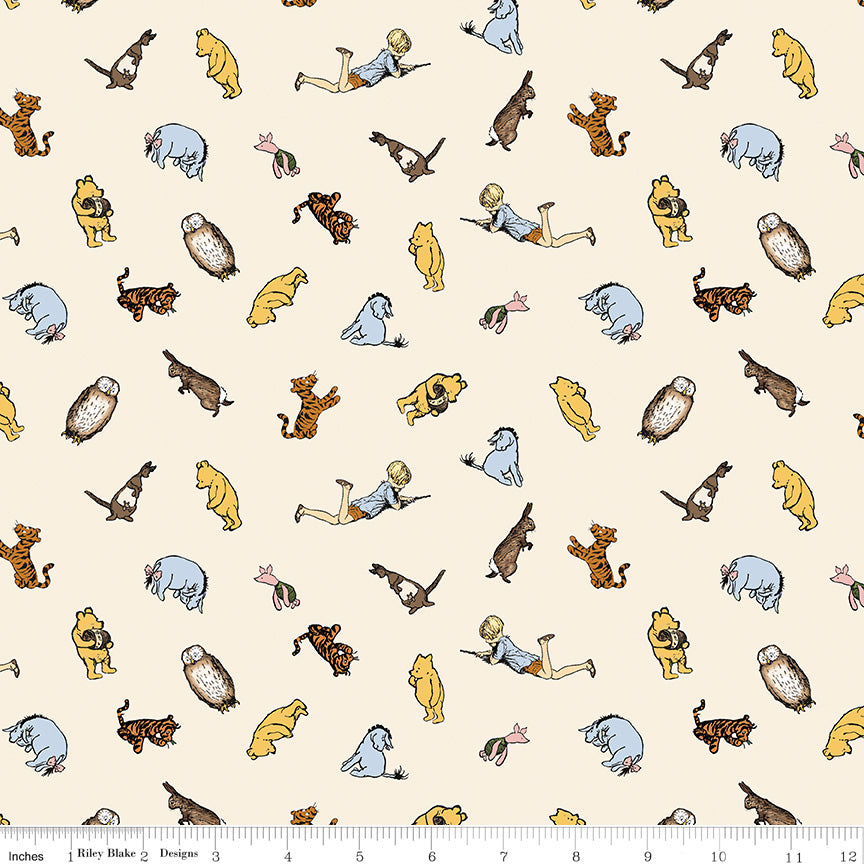 Winnie the Pooh Fat Quarter Bundle of 6 | Riley Blake Designs