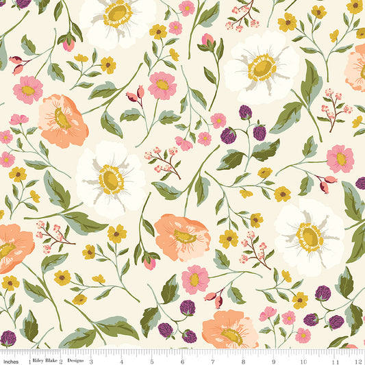 Virginia Rose | Riley Blake Designs | Main Cream | Cotton | 25cm
