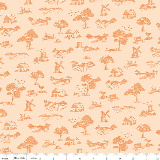 Virginia Rose | Riley Blake Designs | Toile Shell | Cotton | 25cm
