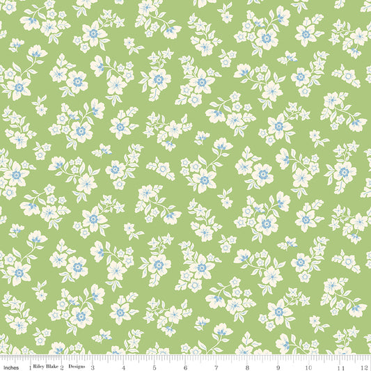 Virginia Rose | Riley Blake Designs | Primrose Green | Cotton | 25cm