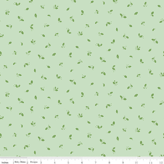 Virginia Rose | Riley Blake Designs | Leaflet Mint | Cotton | 25cm