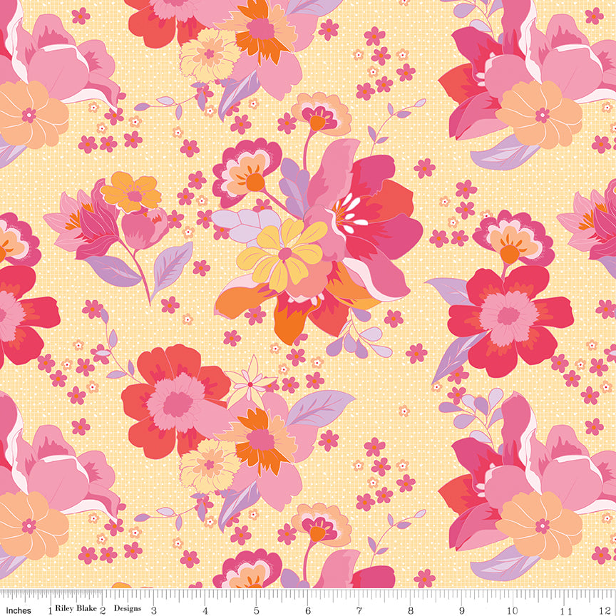 Flourish Fat Quarters Fabric Bundle of 21 | by Sue Daley for Riley Blake Designs