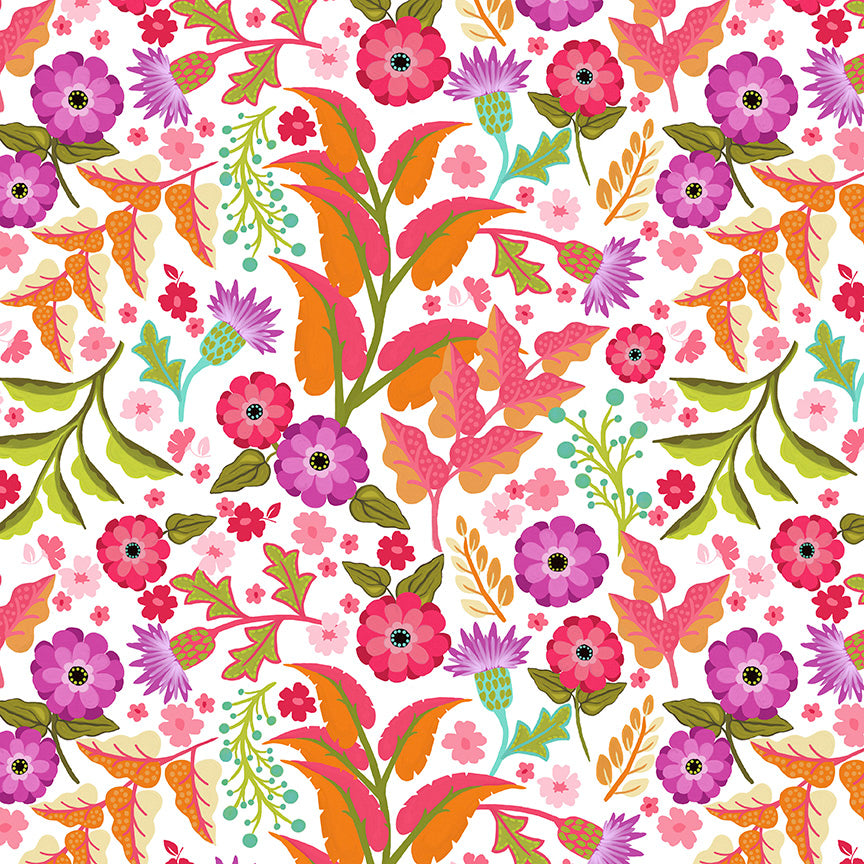 Zinnias Fat Quarters Fabric Bundle of 21 | Riley Blake Designs