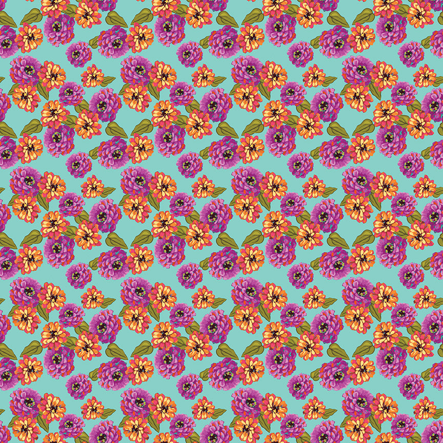 Zinnias Fat Quarters Fabric Bundle of 21 | Riley Blake Designs
