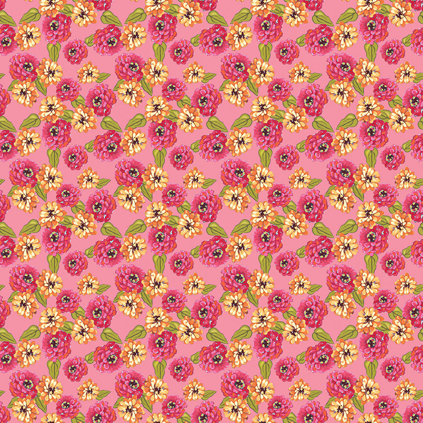 Zinnias Fat Quarters Fabric Bundle of 21 | Riley Blake Designs