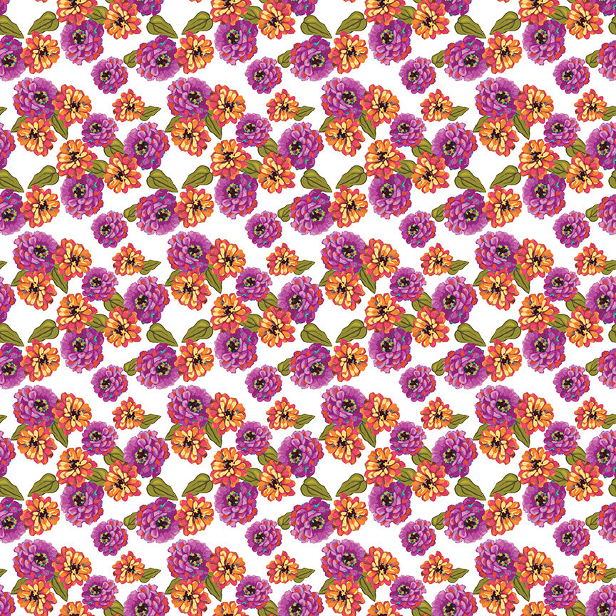 Zinnias Fat Quarters Fabric Bundle of 21 | Riley Blake Designs