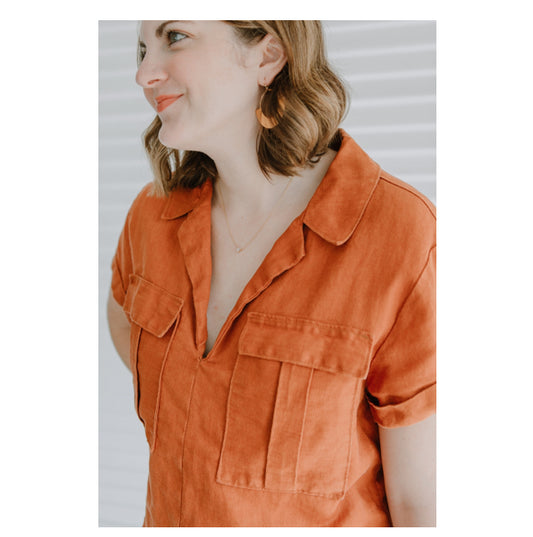 Sydni Shirt Dress Sewing Pattern by Sew to Grow