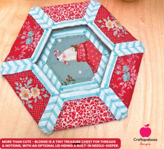 Blossie Basket | Quilt As You Go Sewing Pattern & Templates