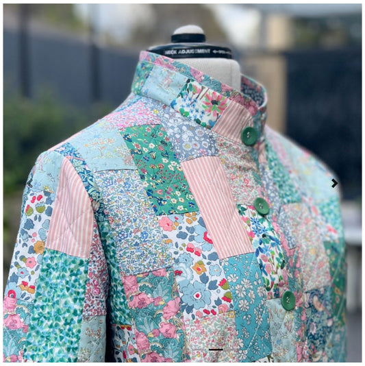 Laura Quilted Patchwork Jacket Sewing Pattern