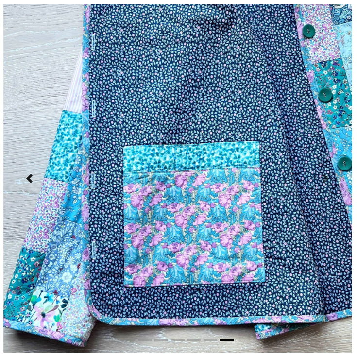 Laura Quilted Patchwork Jacket Sewing Pattern