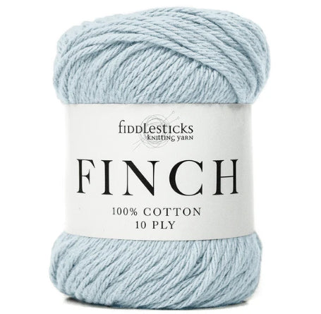 Fiddlesticks Finch | 10 Ply Aran Combed Cotton Yarn | Ocean