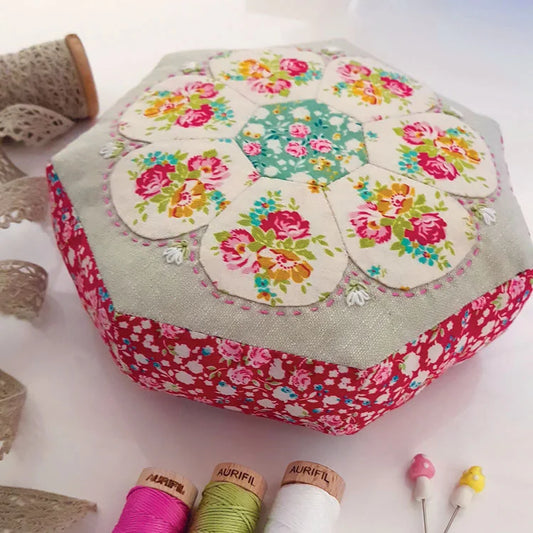 Blossom Pincushion | EPP Sewing Pattern