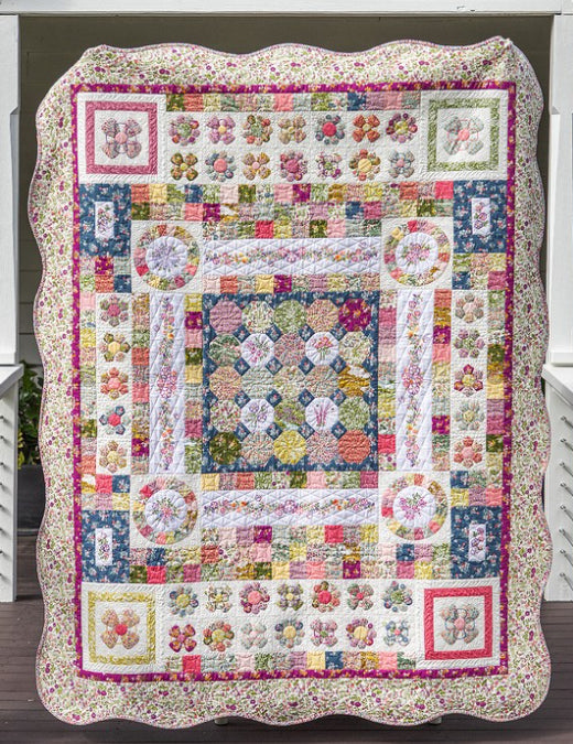 Arabella Quilt Kit with Liberty Lasenby Fabrics, Templates & Threads