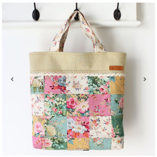 Clara Tote Patchwork Bag | Sewing Pattern