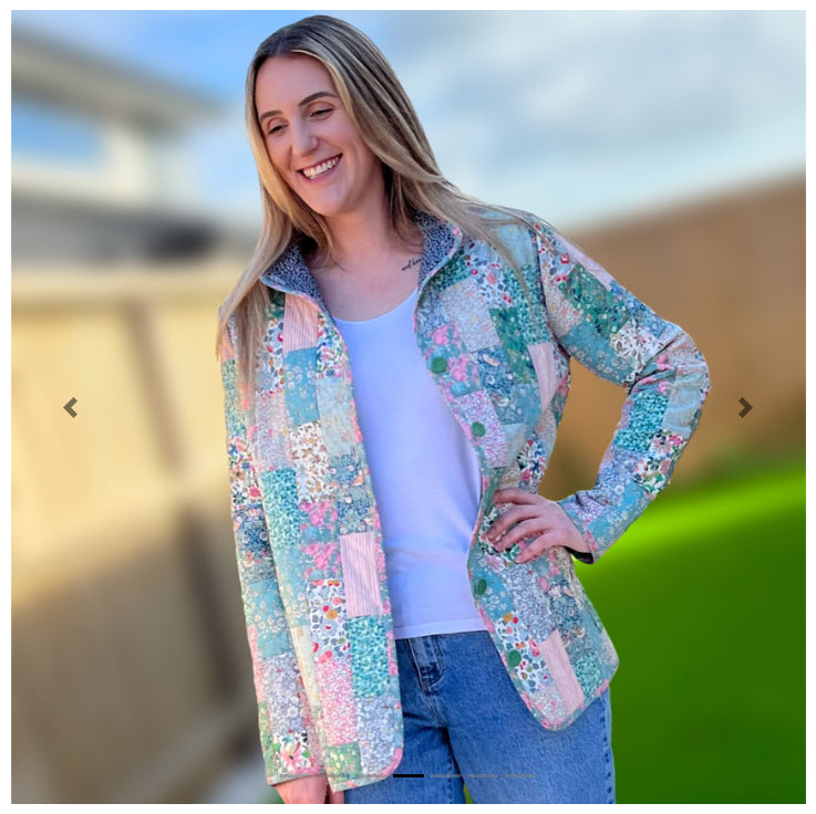 Laura Quilted Patchwork Jacket Sewing Pattern