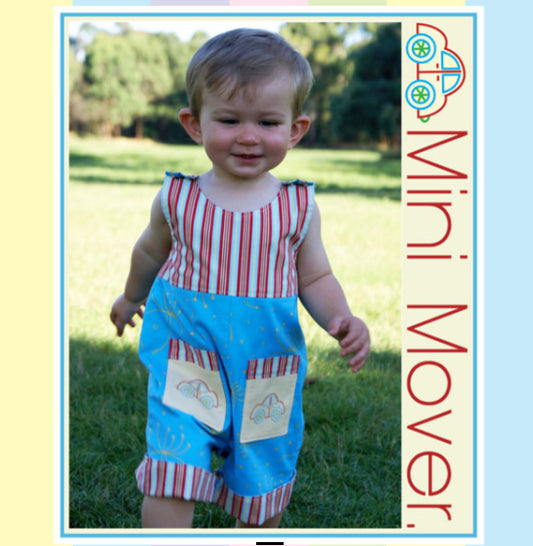 Mini Mover Child's Romper Suit Sewing Pattern