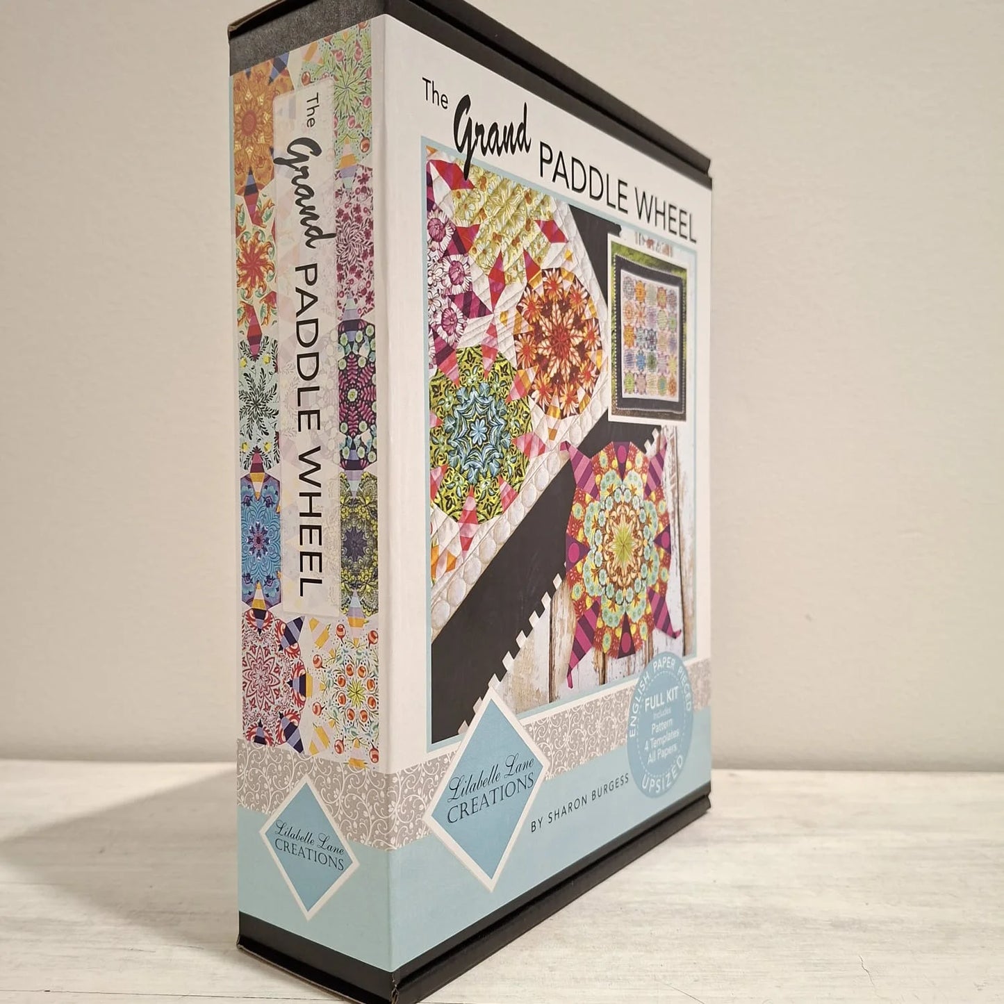 The Grand Paddle Wheel Fussy Cut Quilt | Pattern Booklet, EPP & Templates