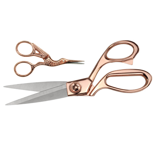 Birch Premium Scissor Set in Rose Gold