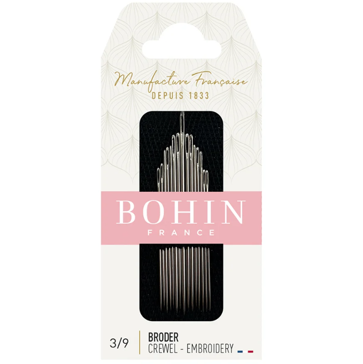 Bohin Assorted Embroidery Needles | Sizes 3 - 9