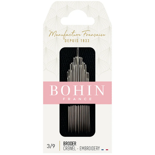 Bohin Assorted Embroidery Needles | Sizes 3 - 9