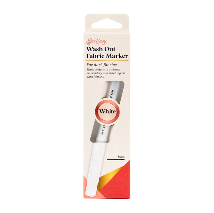 Fabric Marker - Wash Or Wipe Off - Various Colours
