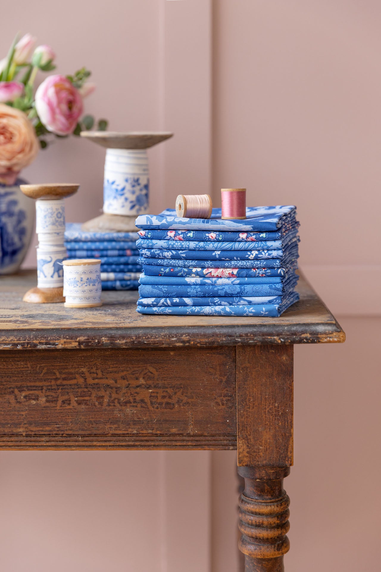 Tilda Something Blue | Fat Quarter Bundle of 10 (DARK)