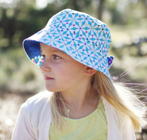 Sun Kissed Reversible Hat Sewing Pattern - S to XL